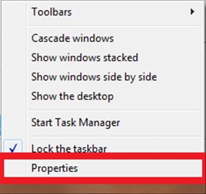 How To Move Toolbar In Vista